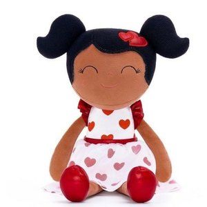 Valentine's Gift, Valentines Doll, Custom Rag Doll, Baby Shower Gift, Baby Doll